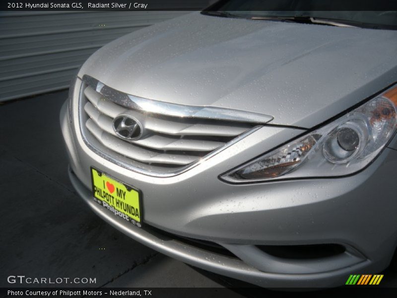 Radiant Silver / Gray 2012 Hyundai Sonata GLS