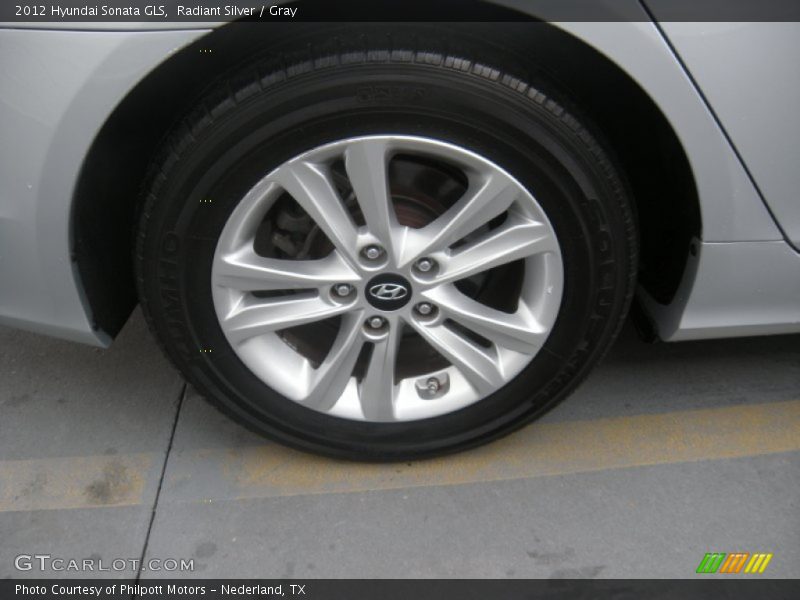 Radiant Silver / Gray 2012 Hyundai Sonata GLS