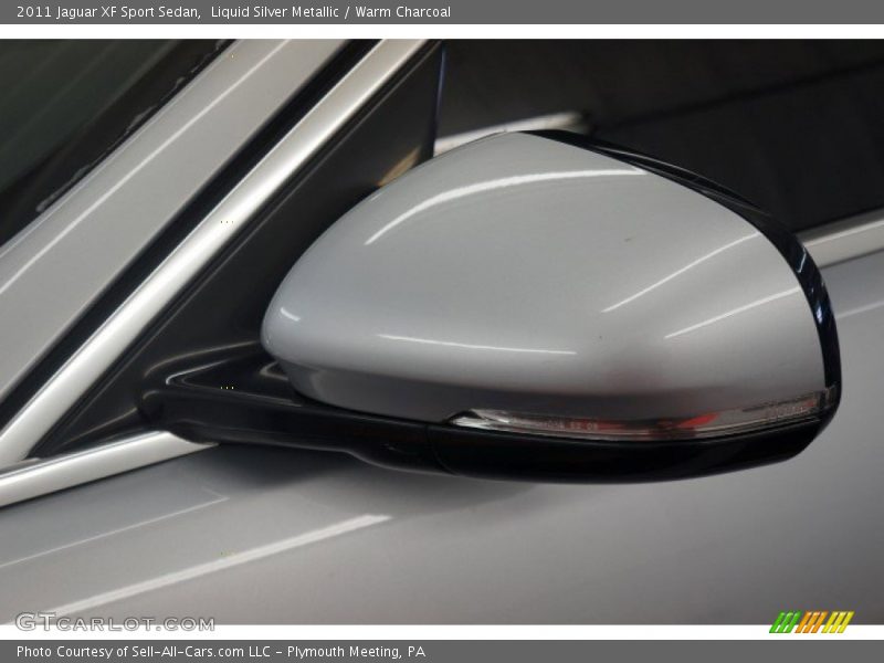 Liquid Silver Metallic / Warm Charcoal 2011 Jaguar XF Sport Sedan