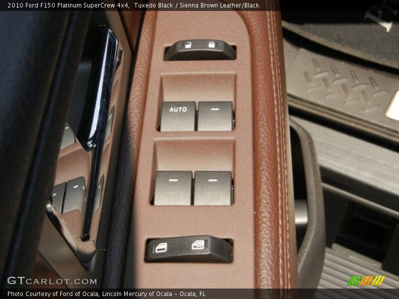 Tuxedo Black / Sienna Brown Leather/Black 2010 Ford F150 Platinum SuperCrew 4x4