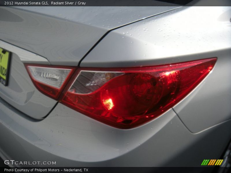 Radiant Silver / Gray 2012 Hyundai Sonata GLS