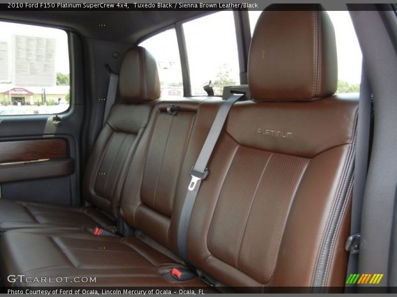 Tuxedo Black / Sienna Brown Leather/Black 2010 Ford F150 Platinum SuperCrew 4x4