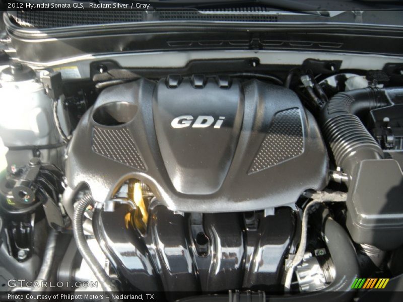Radiant Silver / Gray 2012 Hyundai Sonata GLS