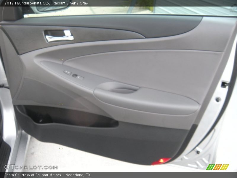 Radiant Silver / Gray 2012 Hyundai Sonata GLS