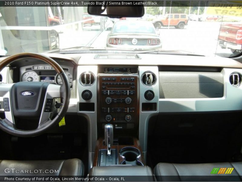 Tuxedo Black / Sienna Brown Leather/Black 2010 Ford F150 Platinum SuperCrew 4x4