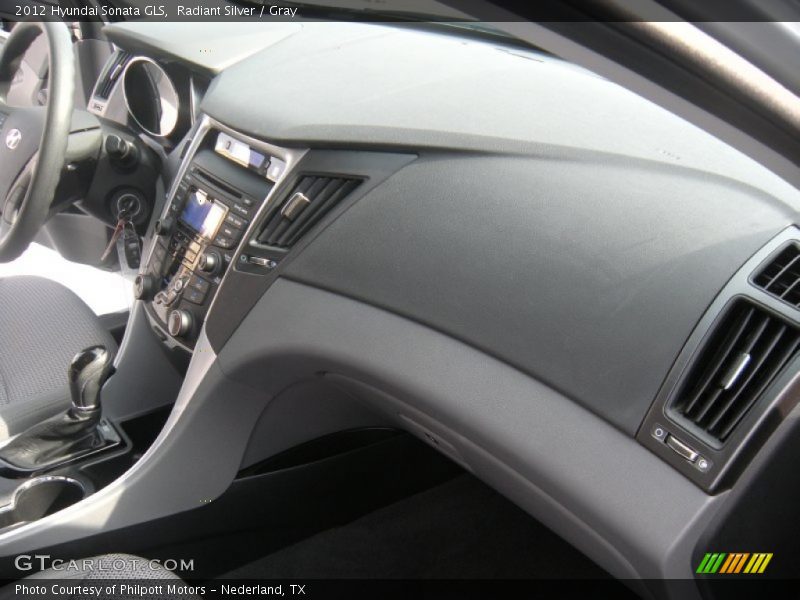 Radiant Silver / Gray 2012 Hyundai Sonata GLS