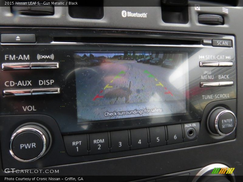 Gun Metallic / Black 2015 Nissan LEAF S