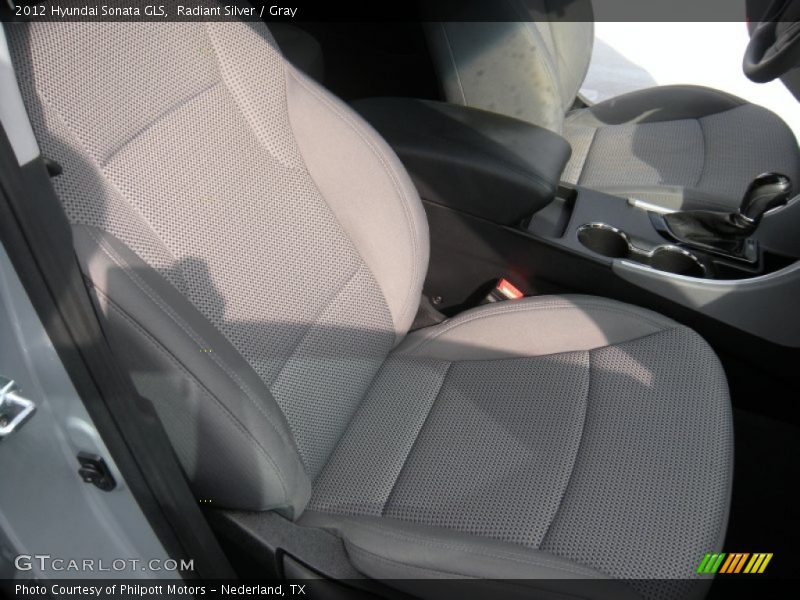 Radiant Silver / Gray 2012 Hyundai Sonata GLS