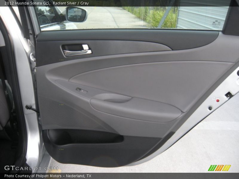 Radiant Silver / Gray 2012 Hyundai Sonata GLS