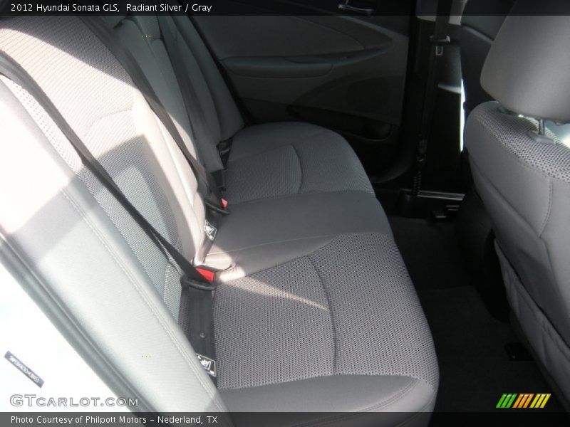 Radiant Silver / Gray 2012 Hyundai Sonata GLS