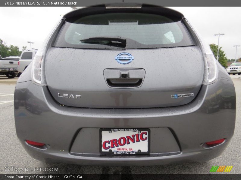 Gun Metallic / Black 2015 Nissan LEAF S