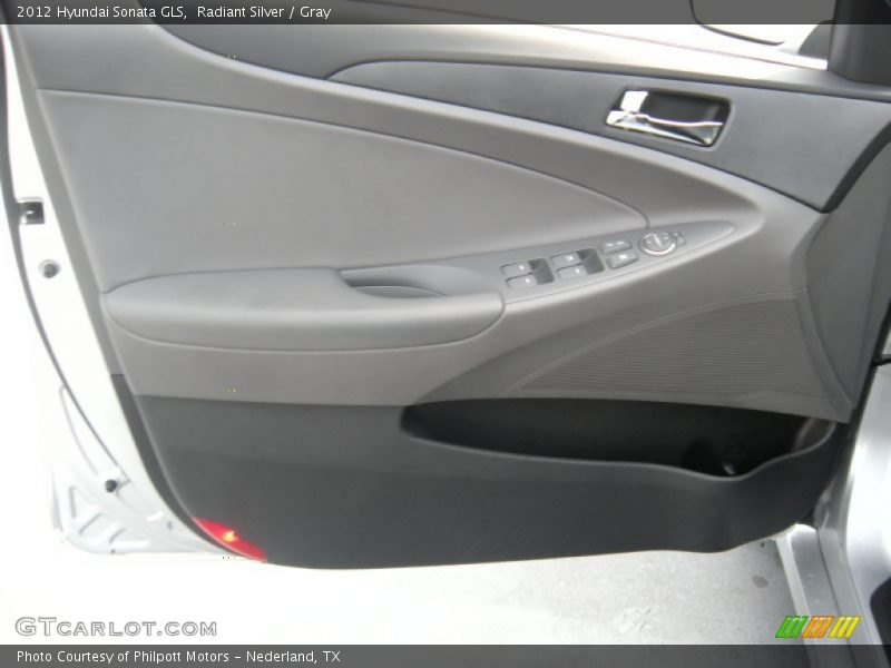 Radiant Silver / Gray 2012 Hyundai Sonata GLS