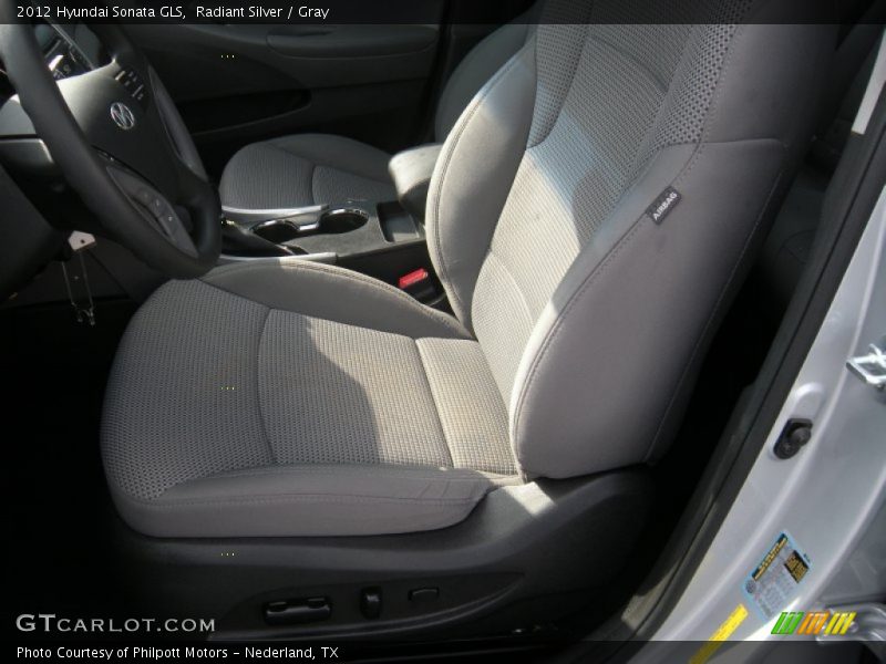 Radiant Silver / Gray 2012 Hyundai Sonata GLS