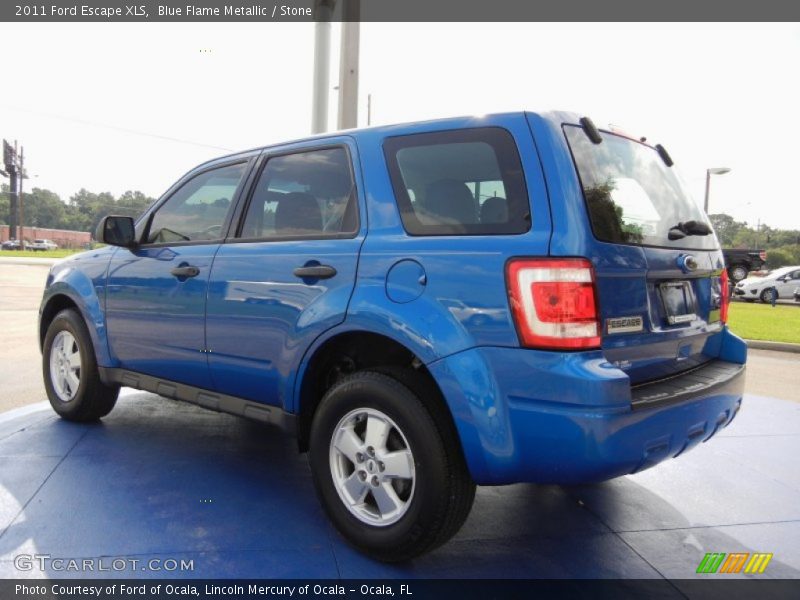 Blue Flame Metallic / Stone 2011 Ford Escape XLS