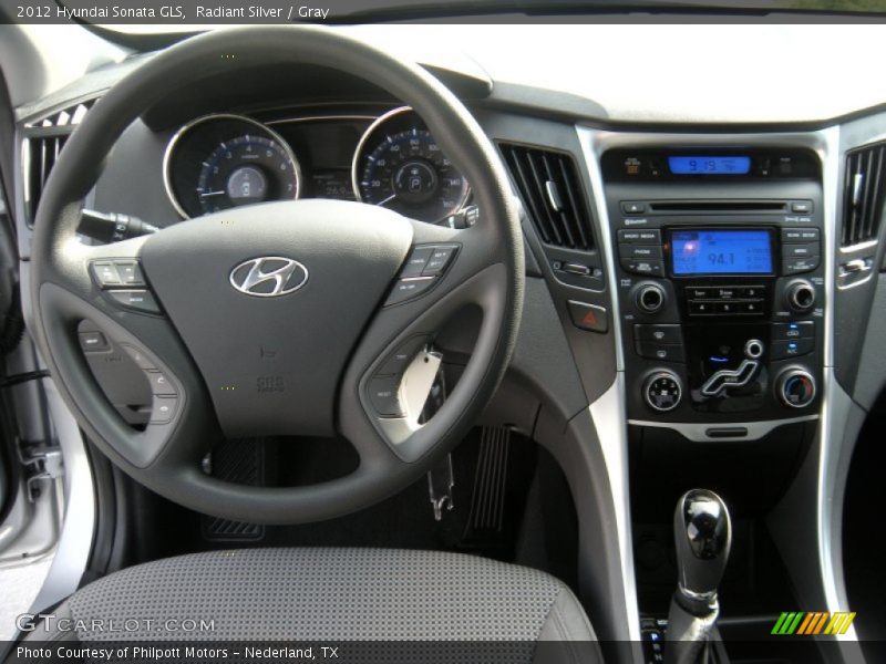 Radiant Silver / Gray 2012 Hyundai Sonata GLS