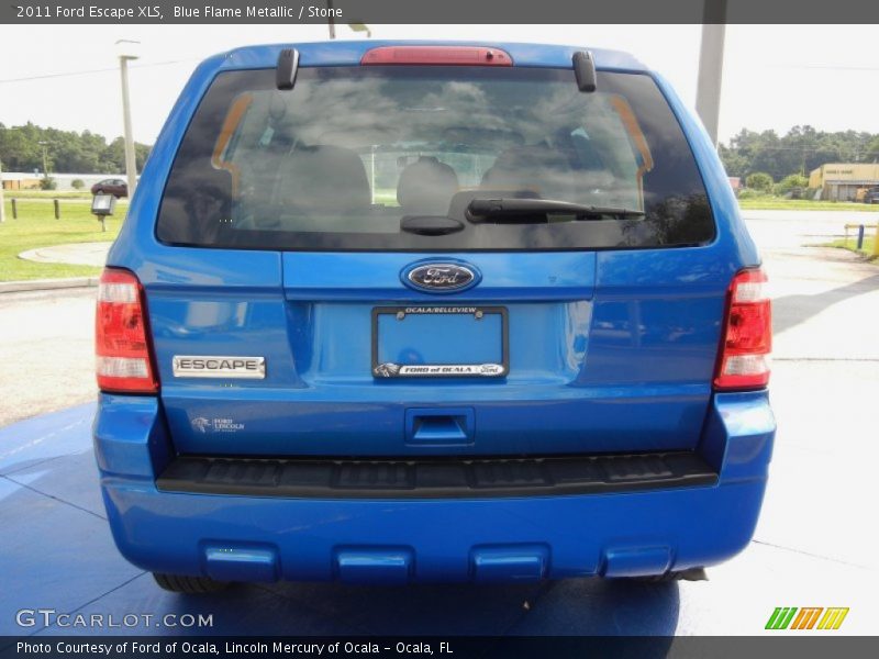 Blue Flame Metallic / Stone 2011 Ford Escape XLS