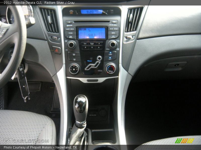 Radiant Silver / Gray 2012 Hyundai Sonata GLS