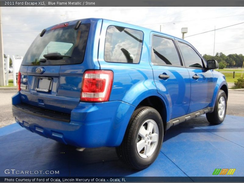 Blue Flame Metallic / Stone 2011 Ford Escape XLS