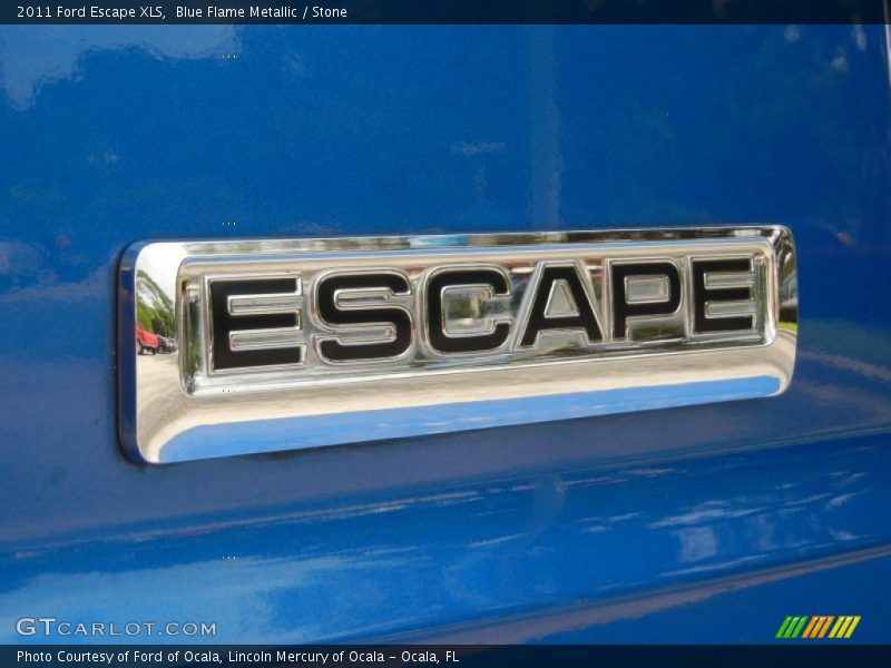 Blue Flame Metallic / Stone 2011 Ford Escape XLS