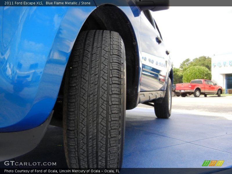 Blue Flame Metallic / Stone 2011 Ford Escape XLS