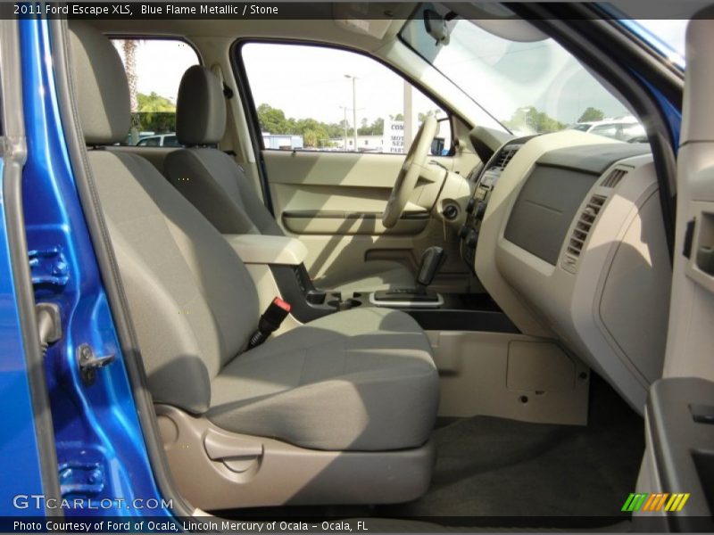 Blue Flame Metallic / Stone 2011 Ford Escape XLS