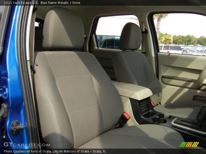Blue Flame Metallic / Stone 2011 Ford Escape XLS