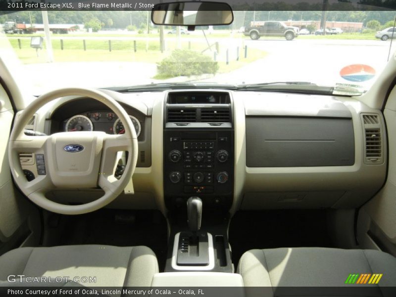 Blue Flame Metallic / Stone 2011 Ford Escape XLS