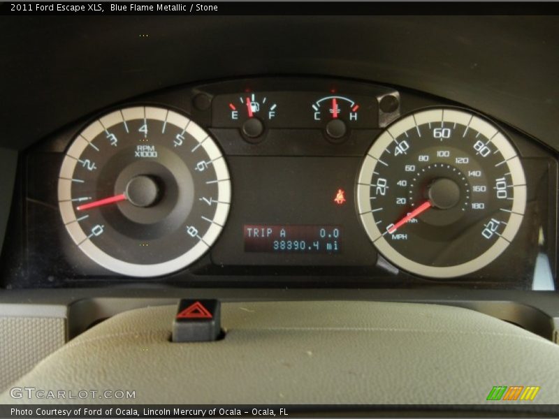 Blue Flame Metallic / Stone 2011 Ford Escape XLS