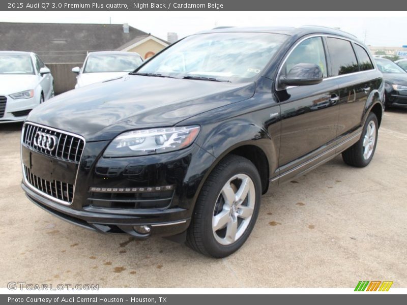 Night Black / Cardamom Beige 2015 Audi Q7 3.0 Premium Plus quattro