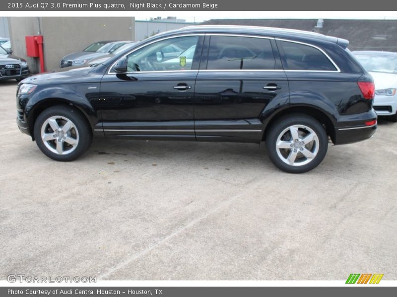 Night Black / Cardamom Beige 2015 Audi Q7 3.0 Premium Plus quattro