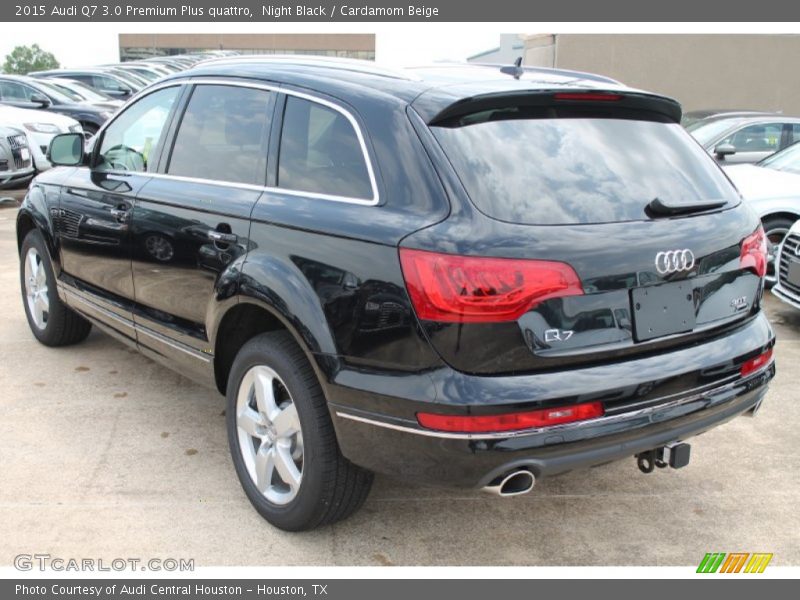 Night Black / Cardamom Beige 2015 Audi Q7 3.0 Premium Plus quattro