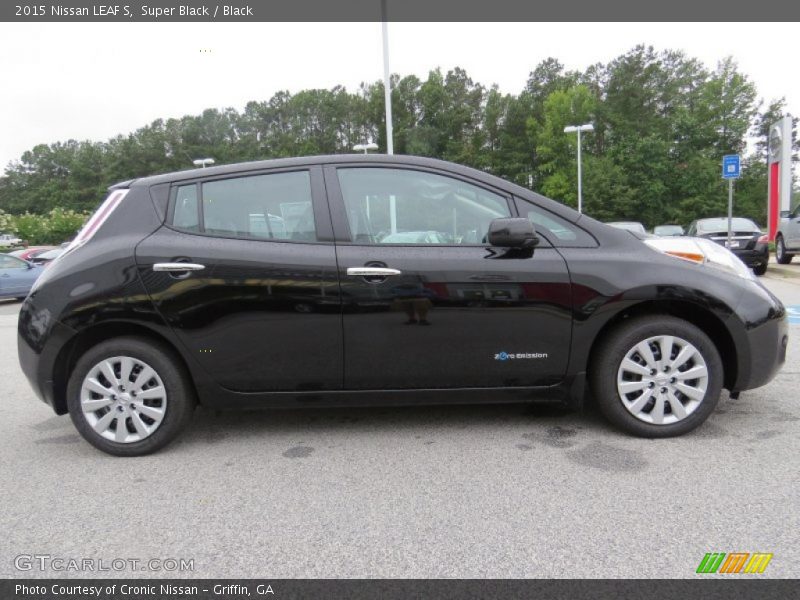 Super Black / Black 2015 Nissan LEAF S