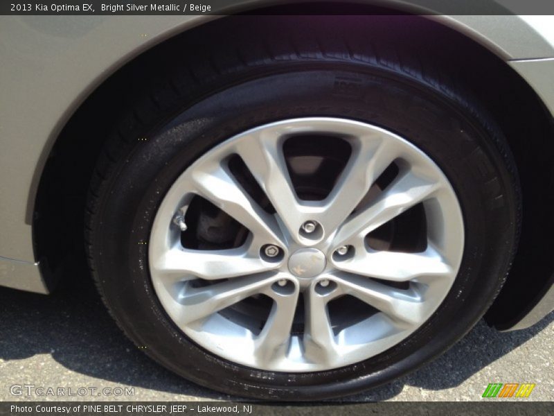 Bright Silver Metallic / Beige 2013 Kia Optima EX