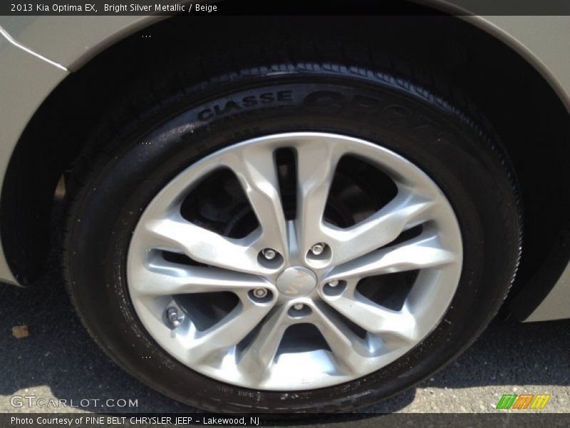 Bright Silver Metallic / Beige 2013 Kia Optima EX