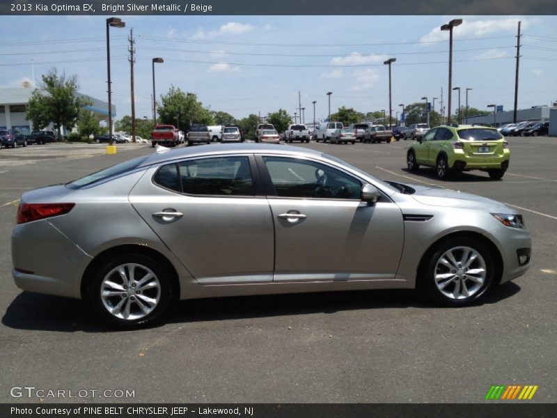 Bright Silver Metallic / Beige 2013 Kia Optima EX