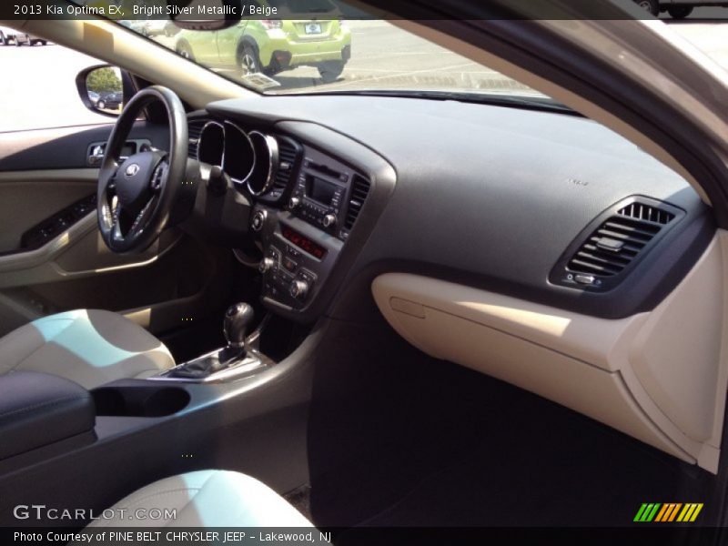 Bright Silver Metallic / Beige 2013 Kia Optima EX