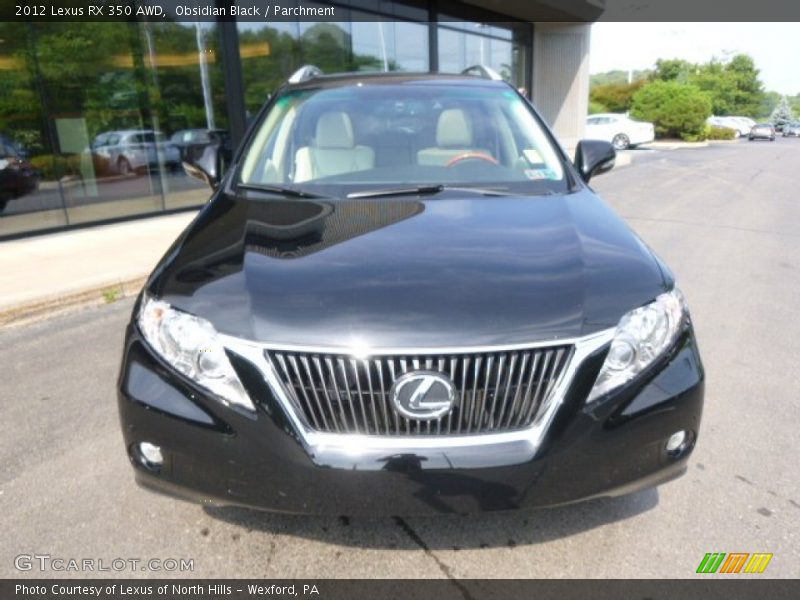 Obsidian Black / Parchment 2012 Lexus RX 350 AWD