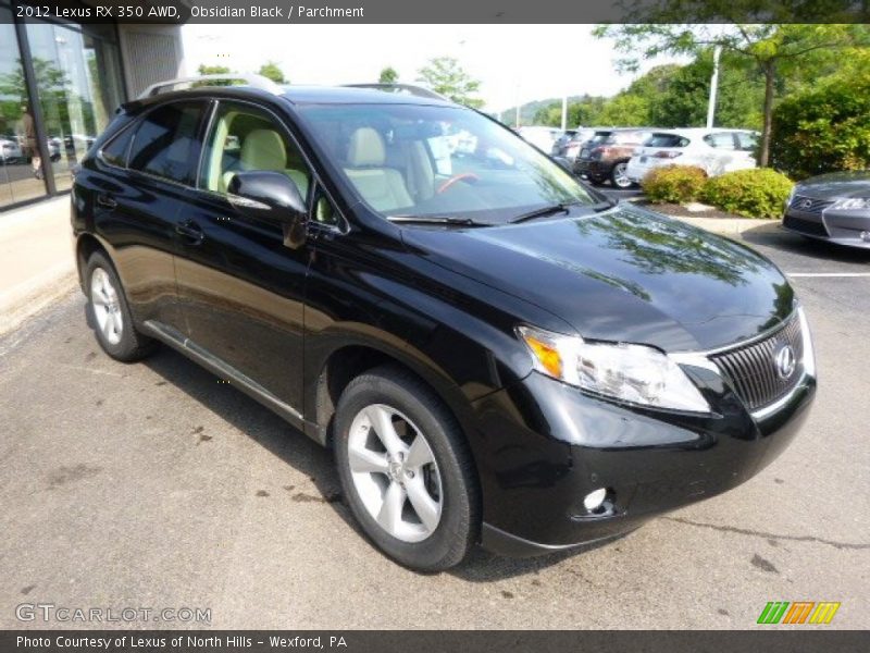 Obsidian Black / Parchment 2012 Lexus RX 350 AWD