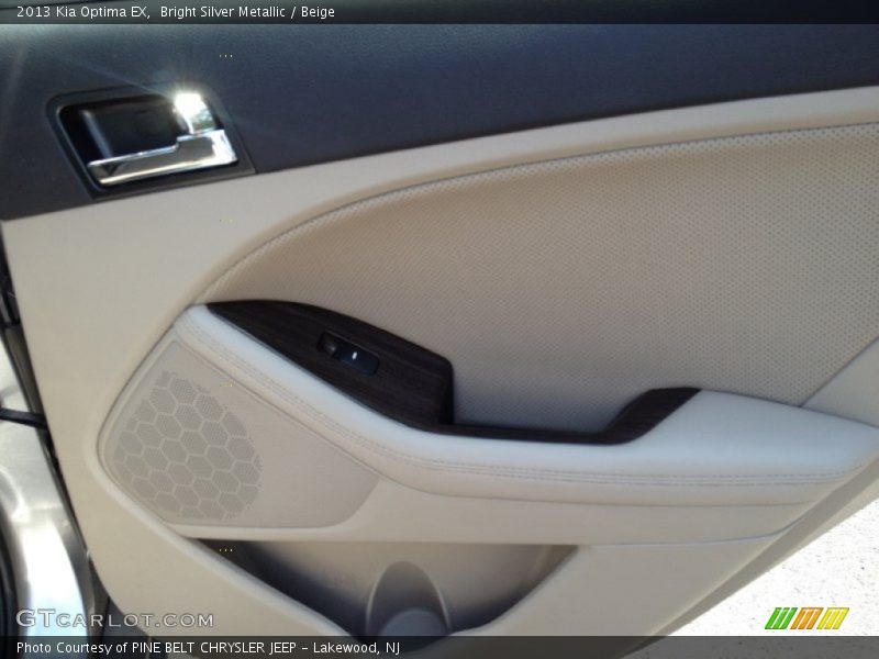 Bright Silver Metallic / Beige 2013 Kia Optima EX