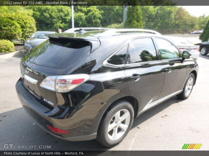 Obsidian Black / Parchment 2012 Lexus RX 350 AWD