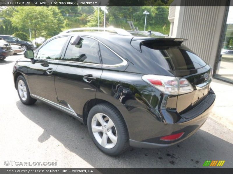 Obsidian Black / Parchment 2012 Lexus RX 350 AWD