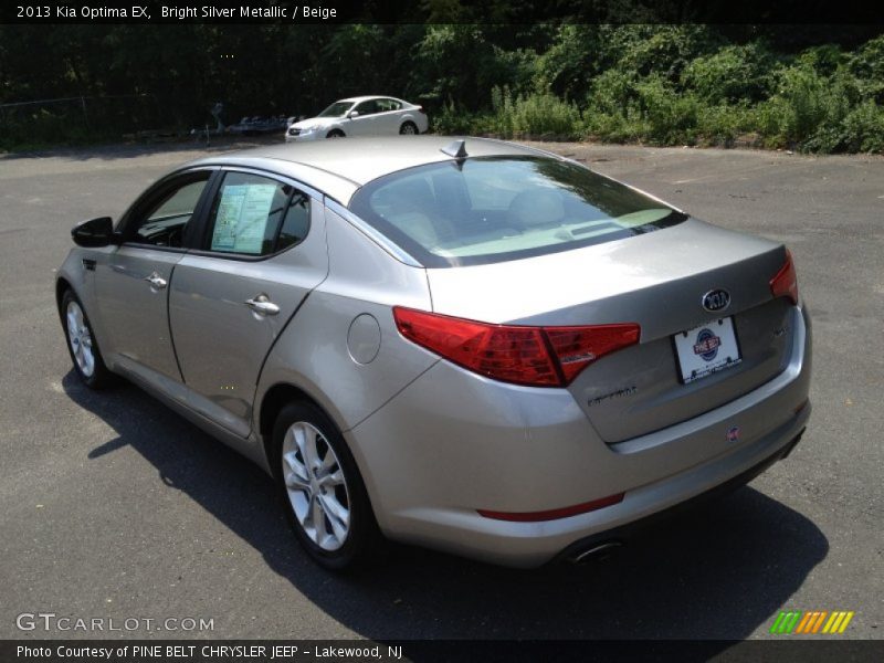 Bright Silver Metallic / Beige 2013 Kia Optima EX