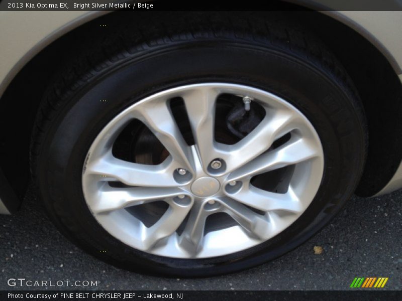 Bright Silver Metallic / Beige 2013 Kia Optima EX