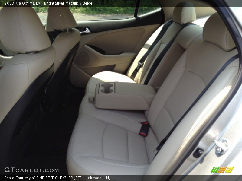 Bright Silver Metallic / Beige 2013 Kia Optima EX