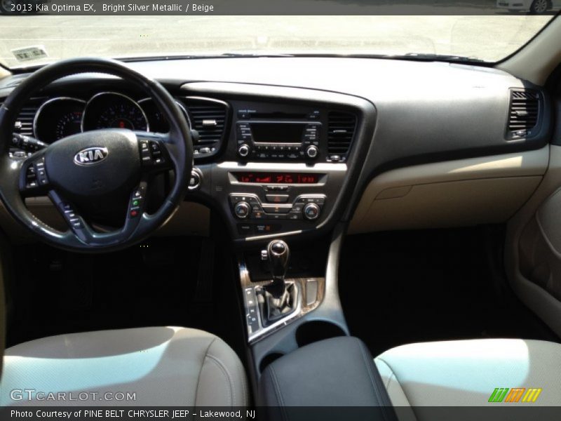 Bright Silver Metallic / Beige 2013 Kia Optima EX