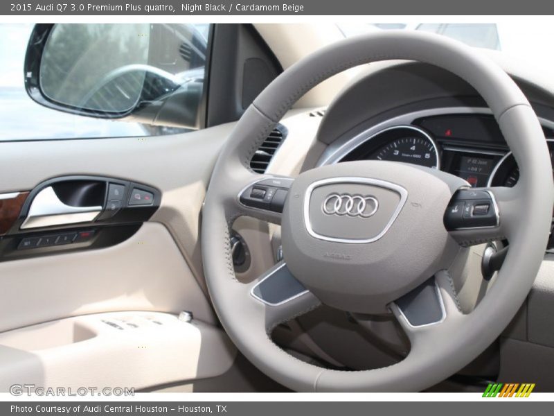 Night Black / Cardamom Beige 2015 Audi Q7 3.0 Premium Plus quattro