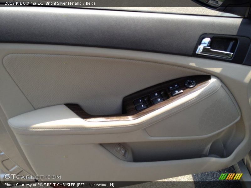 Bright Silver Metallic / Beige 2013 Kia Optima EX