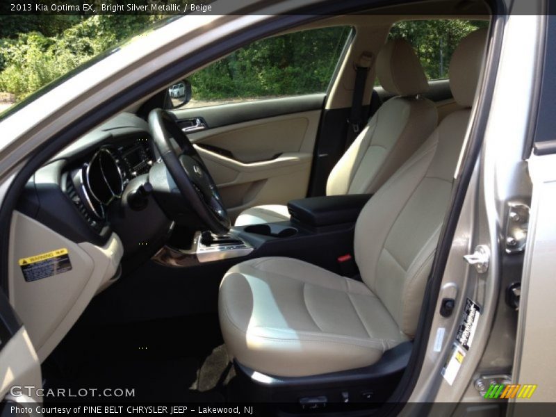 Bright Silver Metallic / Beige 2013 Kia Optima EX