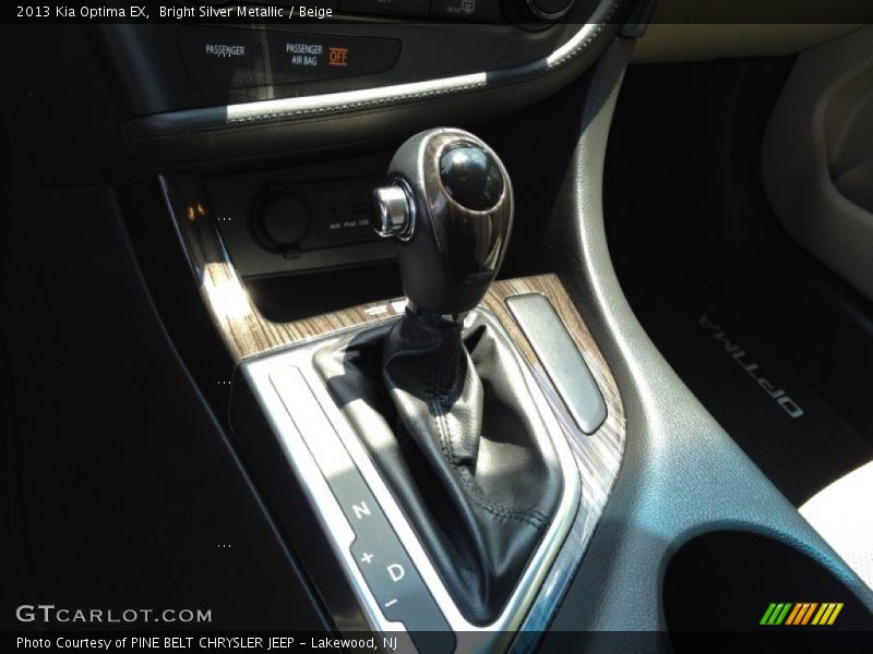 Bright Silver Metallic / Beige 2013 Kia Optima EX