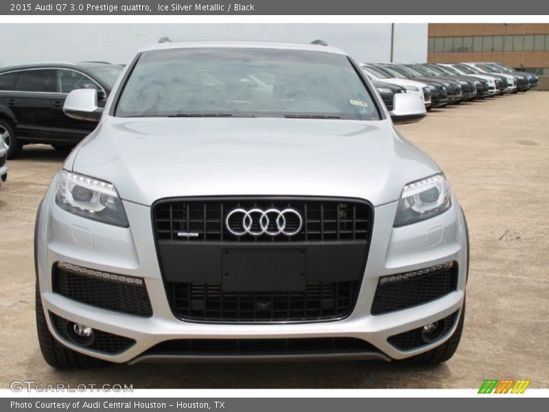 Ice Silver Metallic / Black 2015 Audi Q7 3.0 Prestige quattro